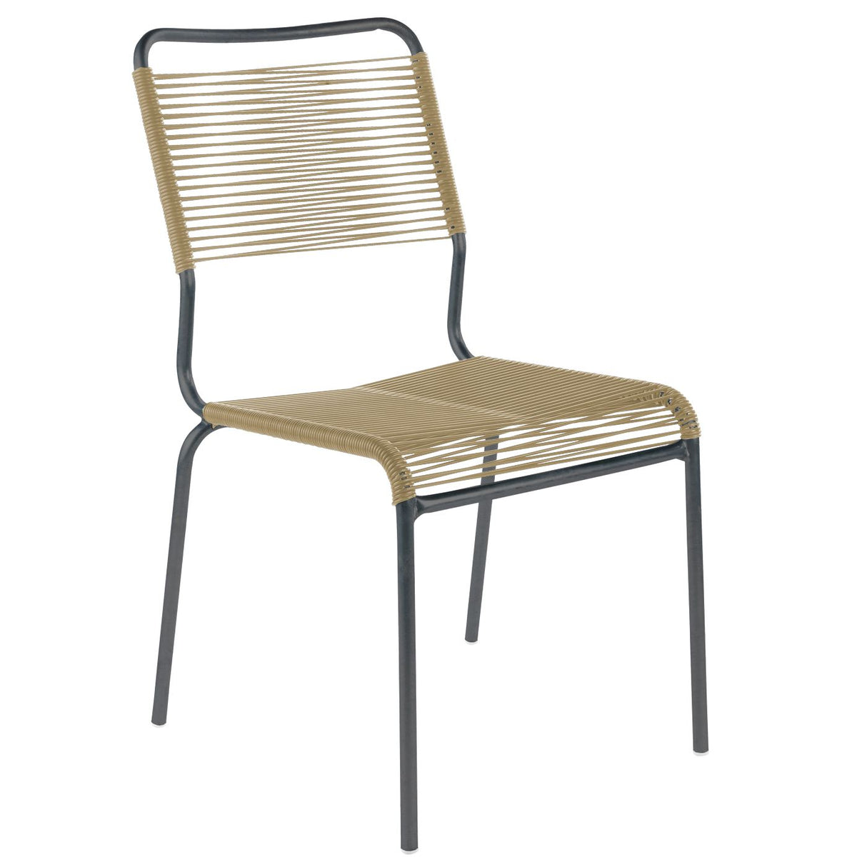 Schaffner Rigi chaise Spaghetti Antracite 77 Marron pastel 83 