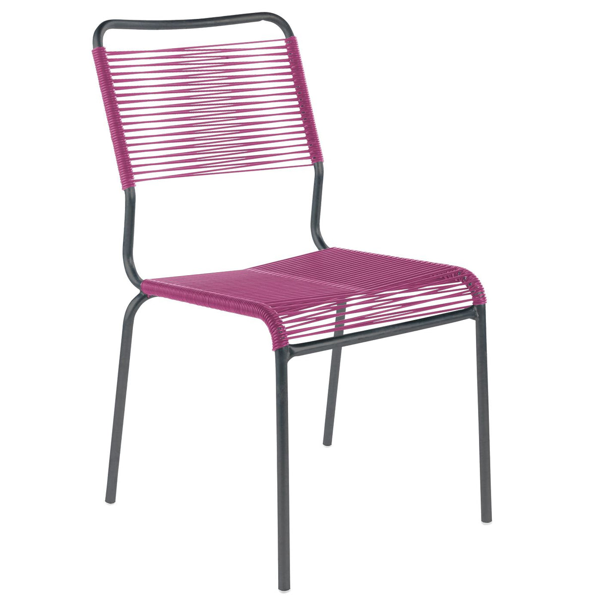 Schaffner Rigi chaise Spaghetti Antracite 77 Rose 41 