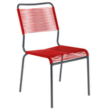 Schaffner Rigi chaise Spaghetti Antracite 77 Rouge 30 