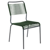 Schaffner Rigi chaise Spaghetti Antracite 77 Vert sapin 66 