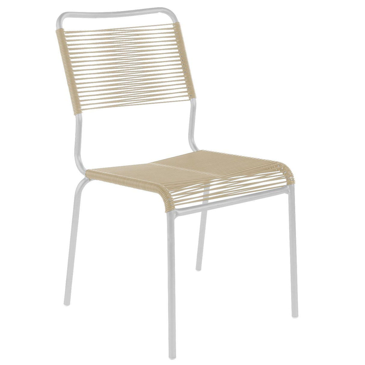 Schaffner Rigi chaise Spaghetti Blanc 90 Sable pastel 15 