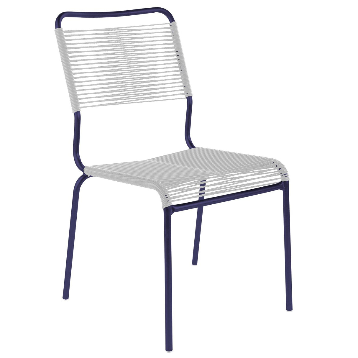 Schaffner Rigi chaise Spaghetti Bleu 53 Blanc 90 