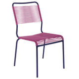 Schaffner Rigi chaise Spaghetti Bleu 53 Rose 41 