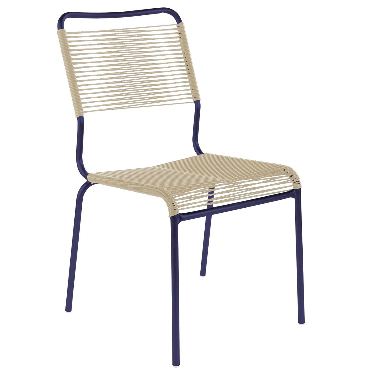 Schaffner Rigi chaise Spaghetti Bleu 53 Sable pastel 15 