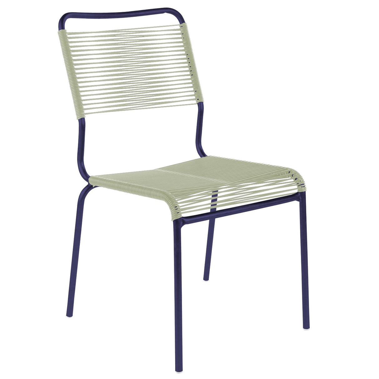 Schaffner Rigi chaise Spaghetti Bleu 53 Vert pastel 64 