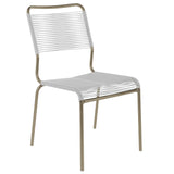 Schaffner Rigi chaise Spaghetti Champagne 85 Blanc 90 