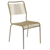 Schaffner Rigi chaise Spaghetti Champagne 85 Marron pastel 83 