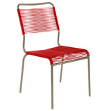 Schaffner Rigi chaise Spaghetti Champagne 85 Rouge 30 