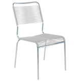 Schaffner Rigi chaise Spaghetti Galvanisé à chaud 02 Blanc 90 