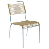 Schaffner Rigi chaise Spaghetti Galvanisé à chaud 02 Marron pastel 83 