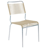 Schaffner Rigi chaise Spaghetti Galvanisé à chaud 02 Sable pastel 15 