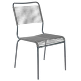 Schaffner Rigi chaise Spaghetti Graphite 73 Gris Argent 78 