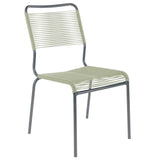 Schaffner Rigi chaise Spaghetti Graphite 73 Vert pastel 64 