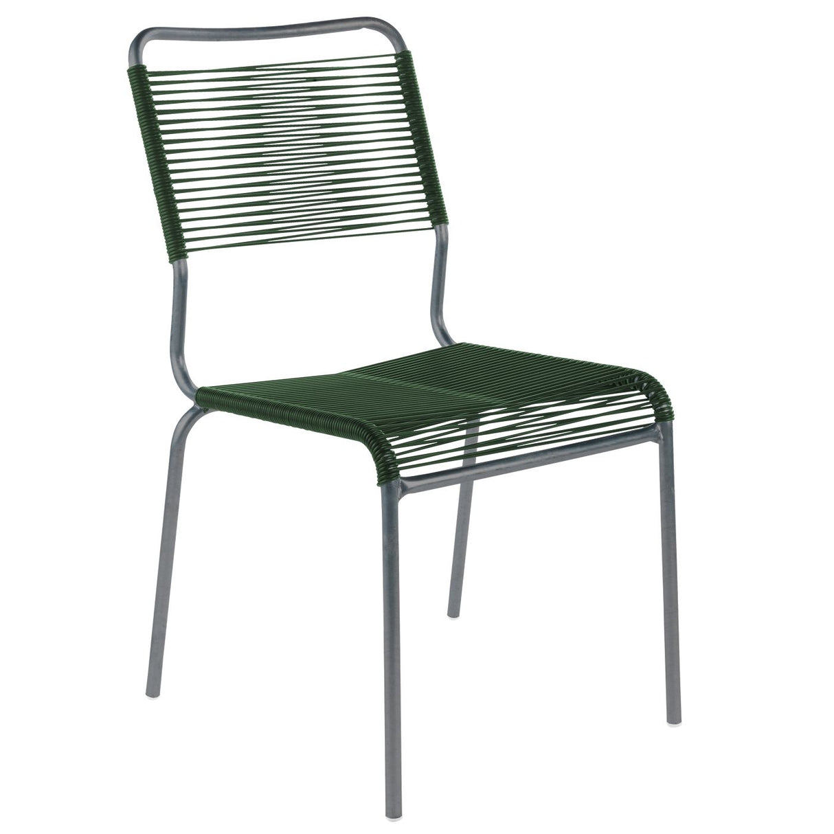 Schaffner Rigi chaise Spaghetti Graphite 73 Vert sapin 66 