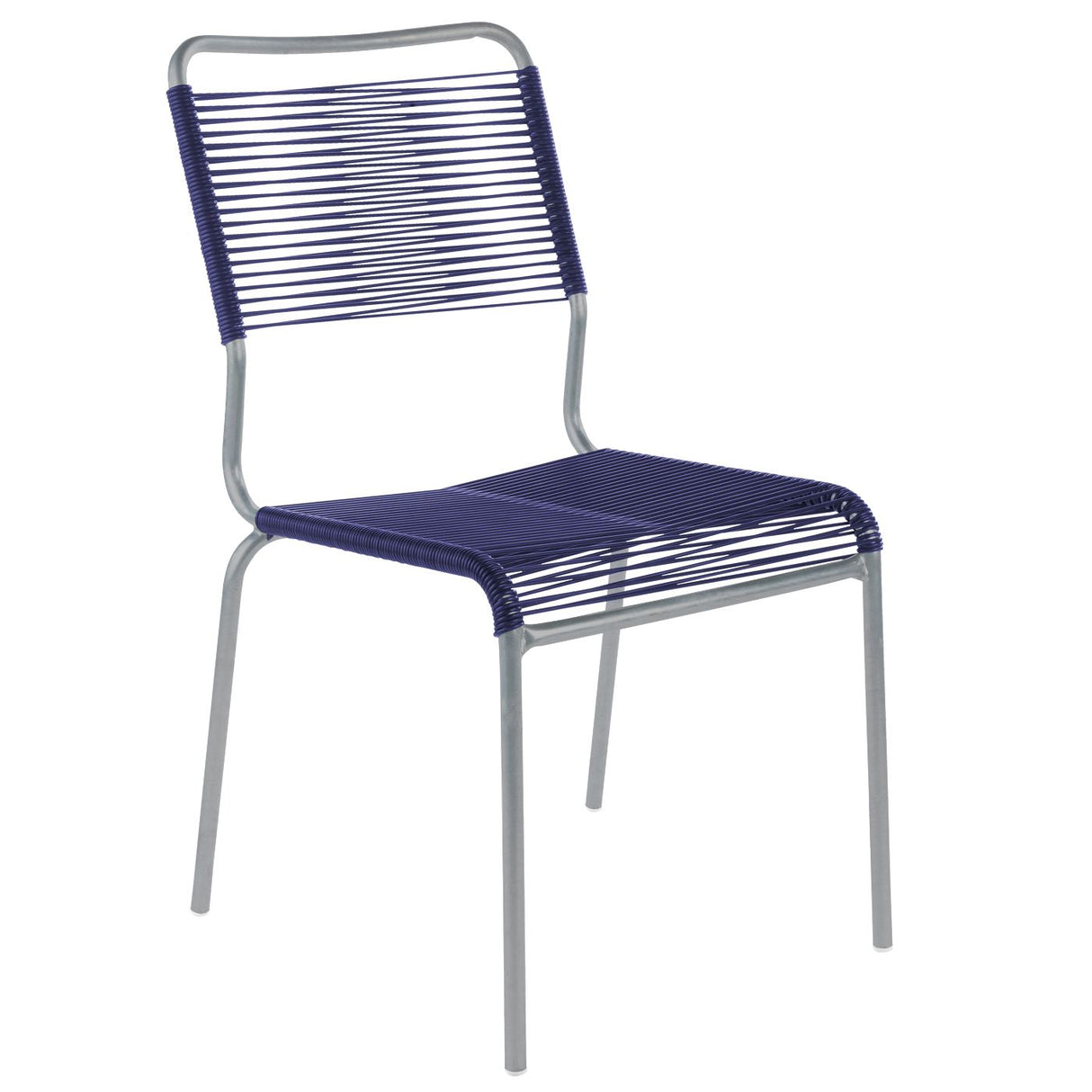 Schaffner Rigi chaise Spaghetti Gris Argent 78 Bleu 53 