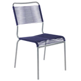 Schaffner Rigi chaise Spaghetti Gris Argent 78 Bleu 53 