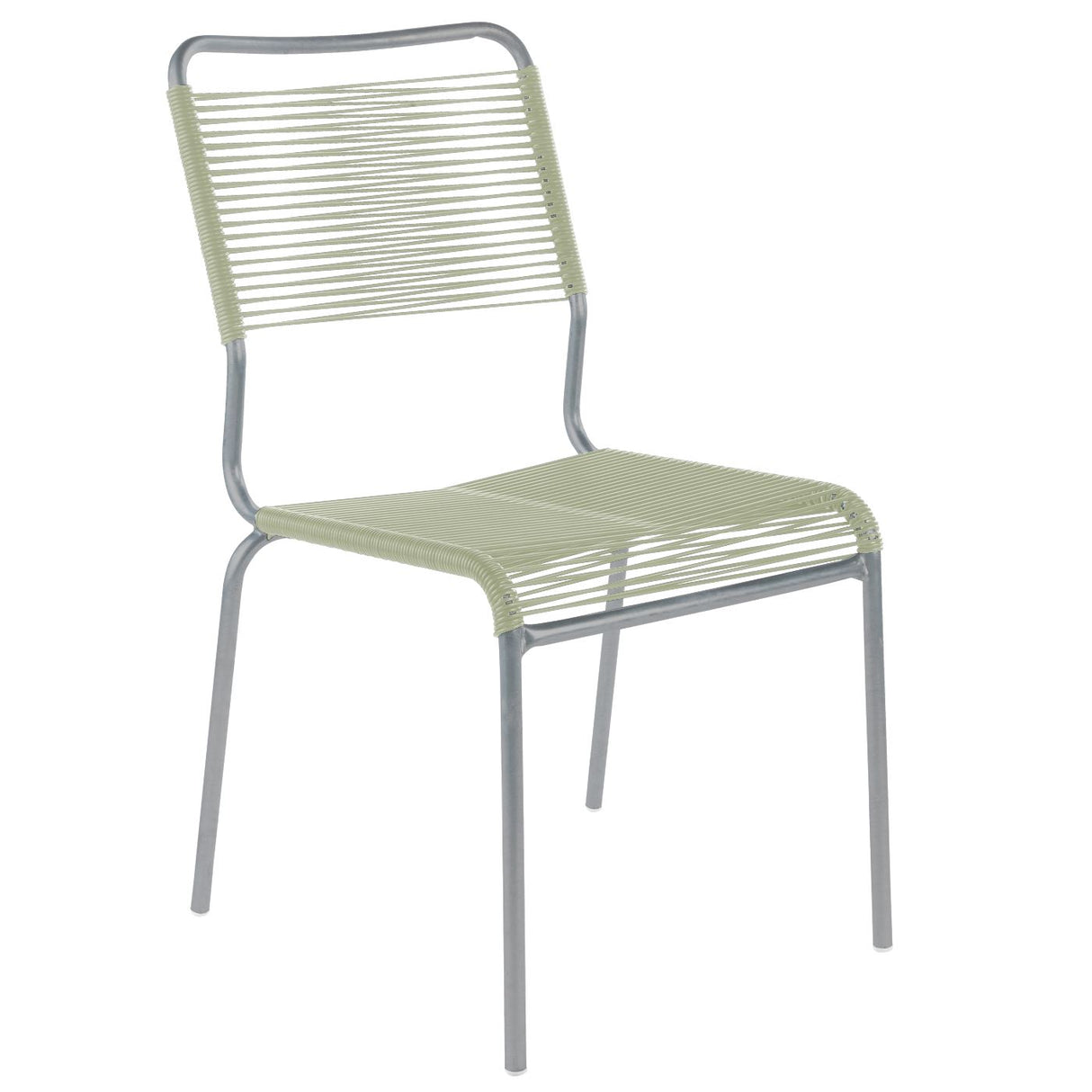 Schaffner Rigi chaise Spaghetti Gris Argent 78 Vert pastel 64 