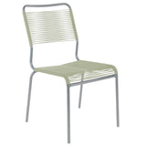 Schaffner Rigi chaise Spaghetti Gris Argent 78 Vert pastel 64 