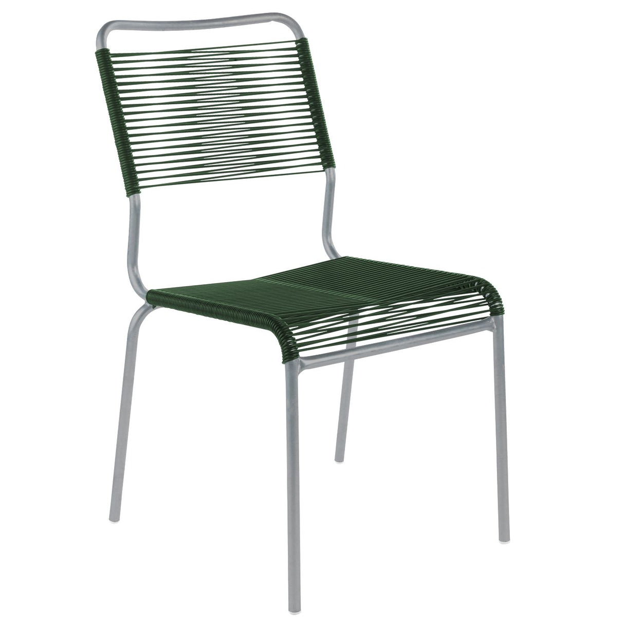 Schaffner Rigi chaise Spaghetti Gris Argent 78 Vert sapin 66 