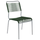 Schaffner Rigi chaise Spaghetti Gris Argent 78 Vert sapin 66 