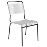 Schaffner Rigi chaise Spaghetti Noir 91 Blanc 90 