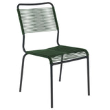 Schaffner Rigi chaise Spaghetti Noir 91 Vert sapin 66 