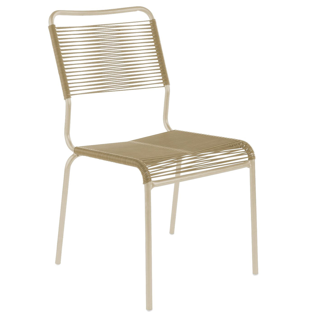 Schaffner Rigi chaise Spaghetti Sable Pastel 15 Marron pastel 83 