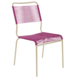 Schaffner Rigi chaise Spaghetti Sable Pastel 15 Rose 41 