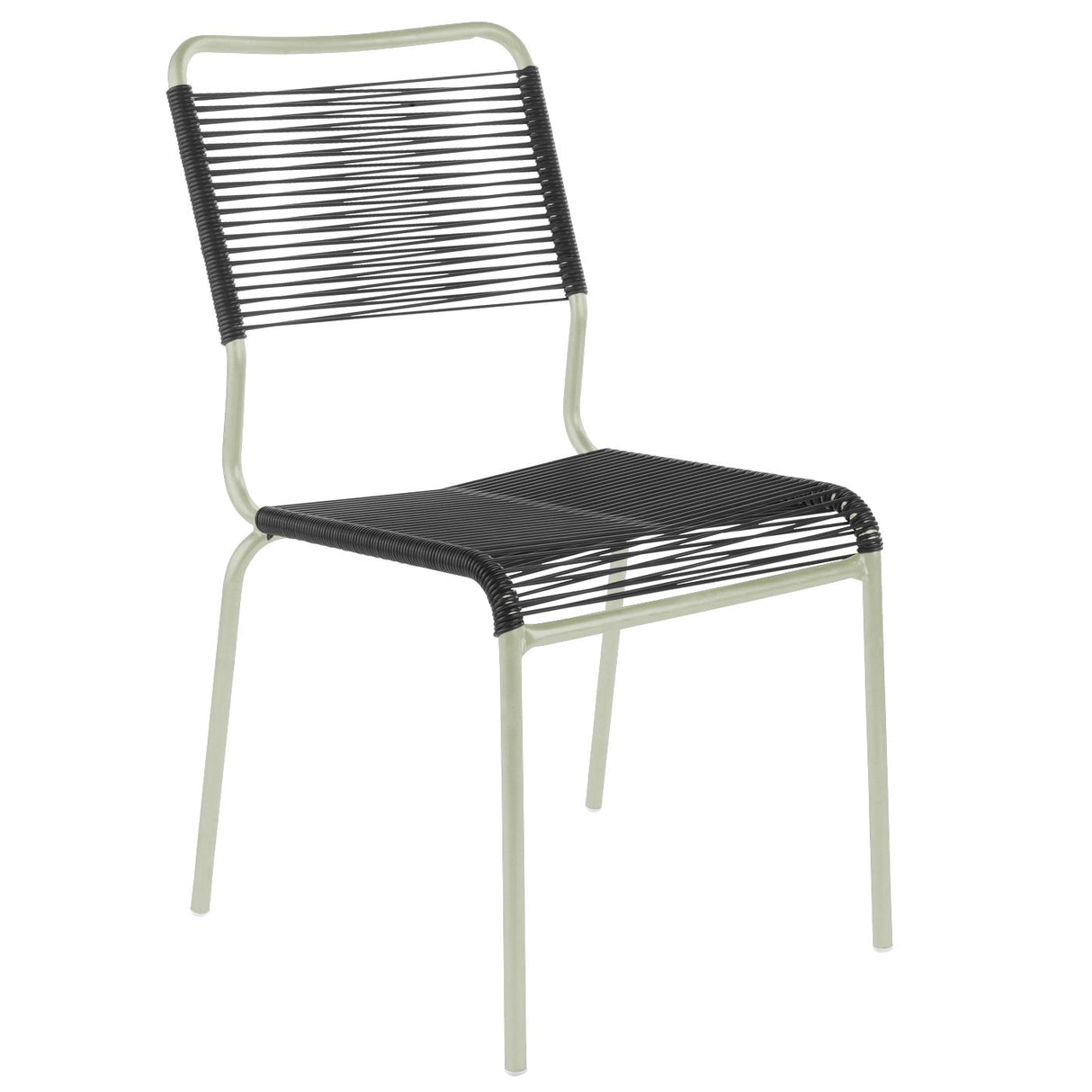 Schaffner Rigi chaise Spaghetti Vert Pastel 64 Anthracite 77 