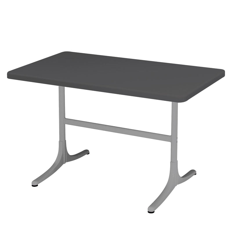 Schaffner Schaffhausen Table repas rabattable 140x80cm Gris Argent 78 Anthracite 77 