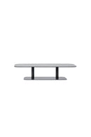 Vincent Sheppard Kodo Table basse 129x45cm Structure et plateau Fossil Grey 