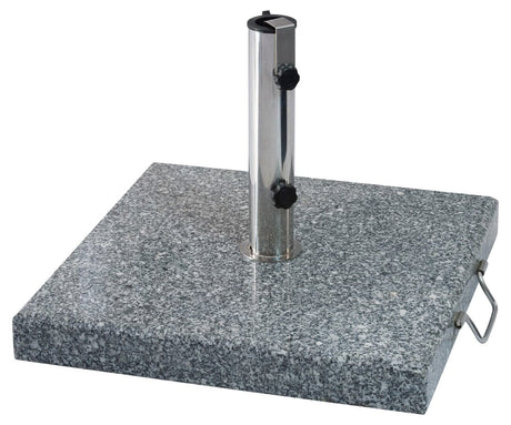 Zebra Basis Socle en Granite 40kg Granite Gris Poli 